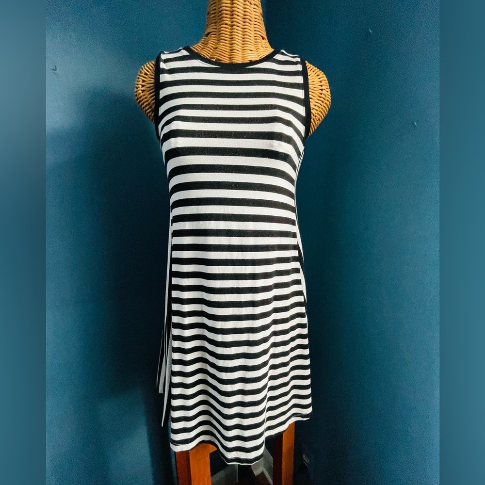 Loft Striped stretchy dress - XSP